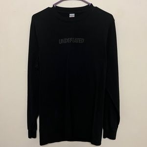 Undefeated black cotton sweatshirt